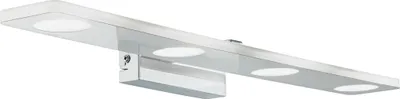 Produktbild von EGLO LED Wandlampe Cabus, Wandleuchte, Spiegelleuchte aus Metall und satiniertem Kunststoff, Badezimmer, Feuchtraumleuchte warmweiß, IP44, L 58 cm