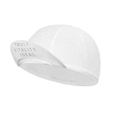 Image de ROCKBROS TVI Casquette de vélo avec visière solaire Casquette de baseball respirante Casquette de vélo Sports d'extérieur Femmes Blanc classique