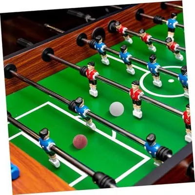 Produktbild von 6 Tischfußballbälle als Ersatzbälle, Mini-Fußbälle für Tischfußballmaschinen und Zubehör für Tischfußballspiele