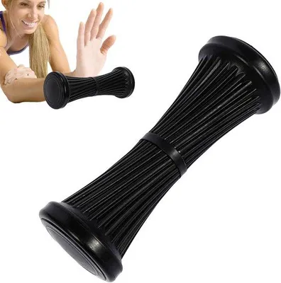 Produktbild von Fußmassageroller - Fußmassage für zu Hause, im Fitnessstudio und beim Sport - Zirkulationsfördernde Fußmassage - Fußmassageroller für Spierherstel und Entspannung - Schwarz
