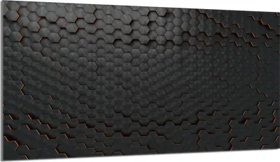 Produktbild von Glasschutzplatte für Herd 90x52 Schwarz