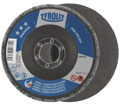 Produktbild von TYROLIT Vlieskompaktscheibe 125mm UW 3 S fine Vlieslamellen