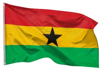 Produktbild von PHENO FLAGS Ghana Flagge 90 x 150 cm Ghanaische Fahne Ghanafahne 2 Ösen