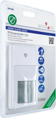Produktbild von Schwaiger HGA300 532, Wand, Drinnen, Weiß, 110°, Kunststoff, SCHWAIGER "Green Guard"