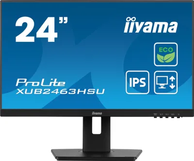 Image de iiyama ProLite XUB2463HSU ECO Green 24" 16:9 Full HD IPS écran noir