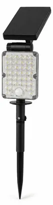 Produktbild von LED-Außenstrahler zum Einstecken, IP65, solarbetrieben, 8 W, 1150 lm, 144 lm/W, mit Bewegungsmelder, CCT 3000 K – 4000 K – 6500 K