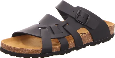 Produktbild von SCHUH OKAY Damen-Bio-Pantolette mit Tieffußbett Schwarz, Farbe:schwarz, EU Größe:43