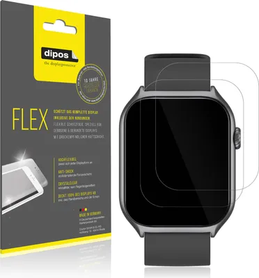 Produktbild von 2x Schutzfolie für routee GTS7 Folie, 100% Displayabdeckung, dipos Flex