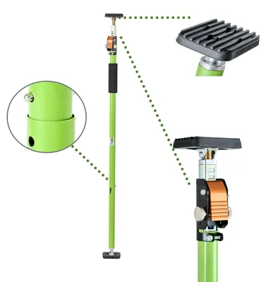Produktbild von TRUTZHOLM Einhandstütze 160–290 cm Montagestütze Deckenstütze Teleskopstütze 60 kg höhenverstellbar