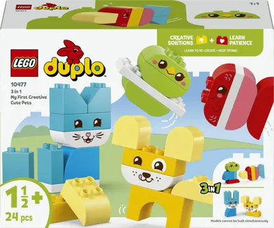 Immagine prodotto di LEGO DUPLO My First Animali Domestici Creativi 3 In 1 10477