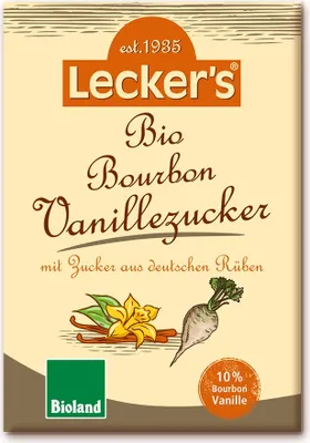 Produktbild von Lecker's   Bourbon Vanille-Rübenzucker, 10% Vanille 3 x 8g