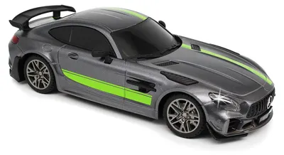 Image de Voiture RC - Échelle 1:24 - 2,4 GHz - Gris - Modèle GT Pro AMG - Télécommande 25 m - Pour enfants dès 6 ans