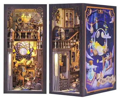 Image de Coin livres DIY - Ecole de Magie I Puzzle 3D I Coin livres