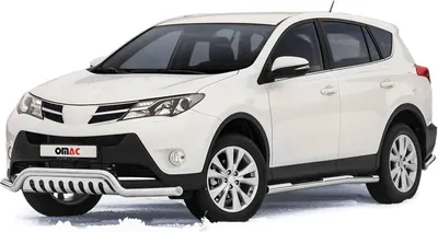 Obrázek produktu pro Ochranná lišta předního nárazníku pro Toyota RAV4 2013-2015 nerezová ocel s ABE stříbrná