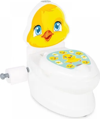 Produktbild von Pilsan Töpfchen Küken 07564 Toilettenpapierhalter, Musik, Licht, Behälter gelb