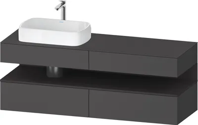 Produktbild von DURAVIT QA4777080490010 QAT KWTU WH Eck 1600x550x600 Gt Mt. H