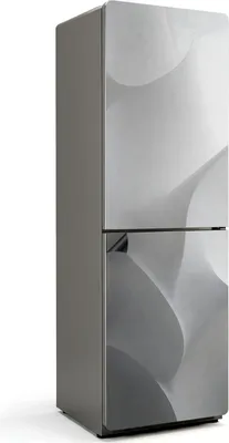 Produktbild von Wellen abstrakter Formen – Magnetische Kühlschrank Abdeckung – Dekorfolie magnetisch Küche – Kühlschrank Magnet Deko – selbstklebende Magnettafel – Magnetfolie für Kühlschranktür – 60x180 cm
