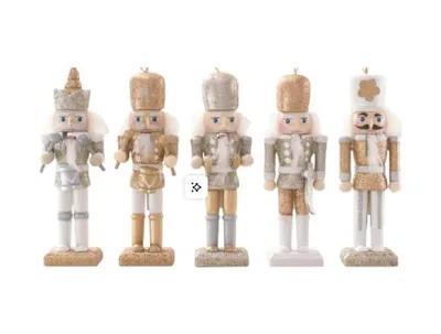 Zdjęcie produktu dla Zawieszka Nutcracker, Dziadek do orzechów 5 szt, 13 cm M13501