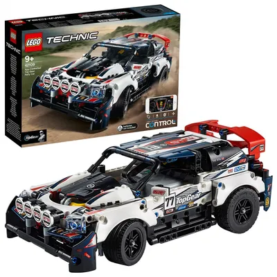 Zdjęcie produktu dla LEGO 42109 Technic Control+ Samochód rajdowy Top-Gear z aplikacją do sterowania, samochód wyścigowy, samochód zdalnie sterowany, zabawka dla dzieci w wieku od 9 lat i dorosłych
