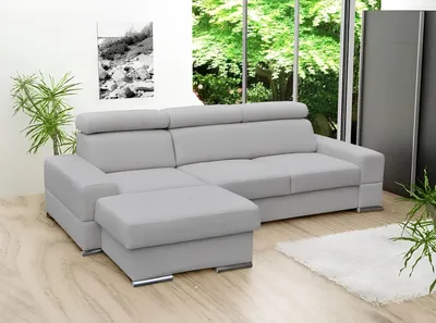 Produktbild von Wohnlandschaft Bettfunktion Stoff Ecksofa L-Form Sofa Couch Design Textil Sofas