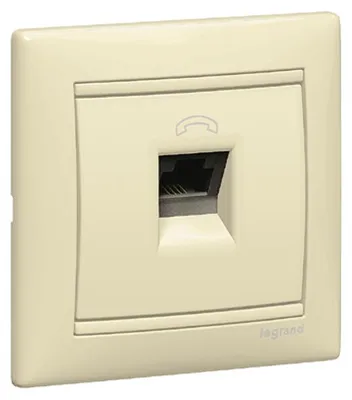 Immagine prodotto di Legrand VALENA RJ-11 1x 4-pin (7743 38) béž
