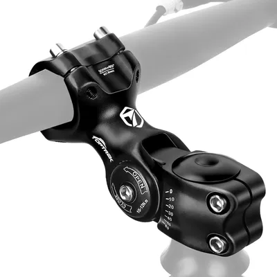 Productafbeelding van Voorvorkbevestiging 31,8mm, 90mm, aluminium, verstelbaar, voor mountainbike, 31,8 x 90mm