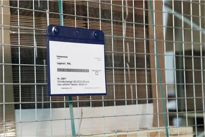 Zdjęcie produktu dla Torebka magnetyczna Veloflex 3905500 A5 pozioma PVC niebieska