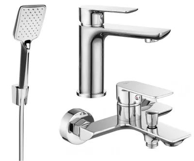 Zdjęcie produktu dla Mexen Alfa R62 zestaw wannowy, chrom - 745703R62-00