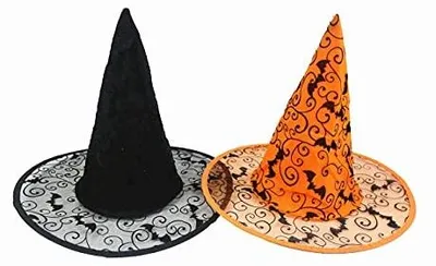 Zdjęcie produktu dla Kapelusz czarownic halloween pajęczyna czarodzieja kostium dla dzieci 2 szt