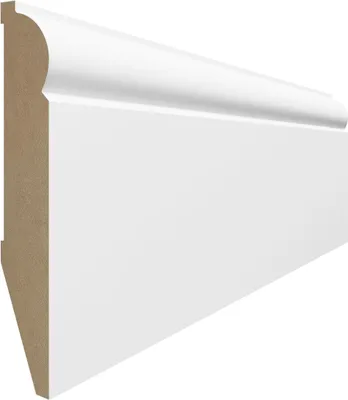 Zdjęcie produktu dla Listwa przypodłogowa VOX EVERA 100 – Trwała listwa przypodłogowa – Nowoczesny design – Łatwy montaż – 9012.4M – Biała