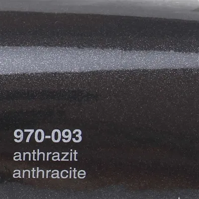Produktbild von (25€/m²) Oracal 970RA Autofolie 093 Anthrazit Glanz Folie 152 cm Breite Laufmeterware gegossene Auto Folie selbstklebend