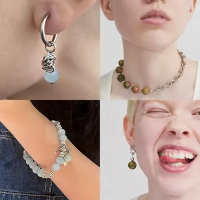 Produktbild von Kralenarmbandset aus Naturstein – Kreatives Basteln für Erwachsene und Kinder