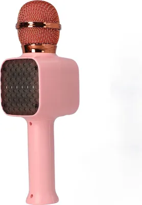 Obrázok produktu pre Karaoke mikrofón Bluetooth ručný profesionálny prenosný KTV karaoke mikrofón pre dievčatá chlapcov dospelých ružový