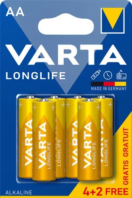 Immagine prodotto di Batterie Varta LR06 Longlife 4+2 AA