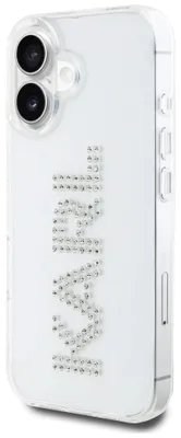 Produktbild von Karl Lagerfeld Rhinestones Logo Iphone 16 Handyhülle    One Size