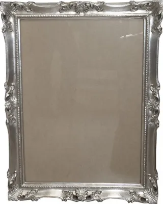 Produktbild von Casa Padrino Barock Luxus Holz Bilderrahmen 85 x 64 cm Silber - Großer Bilder Rahmen Foto Rahmen Jugendstil Antik Stil -  Italy