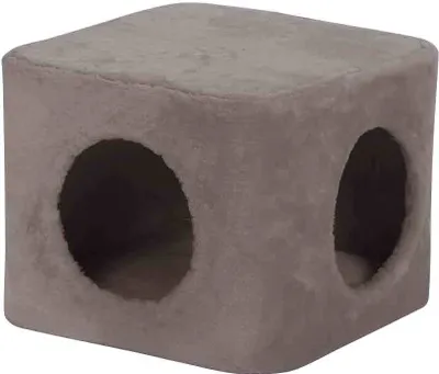 Produktbild von Nobby Starsystem Höhle eckig DE LUXE warmgrau, Maße: 38 x 38 x 30 cm
