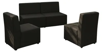 Produktbild von Garten Lounge Set GOLD – Outdoor Möbel Set mit Sofa, Sesseln, UV-beständig und wasserabweisend