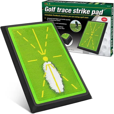 Obrázek produktu pro Tréninková golfová podložka, podložka na golfový švih, podložka na golfový švih, cvičná podložka s protiskluzovou gumovou základnou pro driver, železa, chipping.