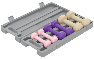 Obrázek produktu pro Sada krátkých činek, kompaktní design, všestranné posilování, MULTI