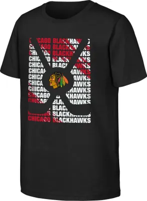 Immagine prodotto di Chicago Blackhawks NHL Box Ss Ctn Tee Taglia: Bambini L (13 - 14 anni)