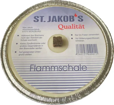 Produktbild von Alu Flammschale, Brenndauer 5 Stunden