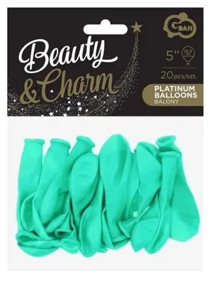 Immagine prodotto di Palloncini pastello B&C color menta, 13 cm, 20 pezzi - Godan