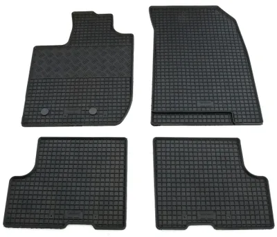 Gummifußmatten Set 4-teilig für Dacia Duster 2 (2018-), schwarz