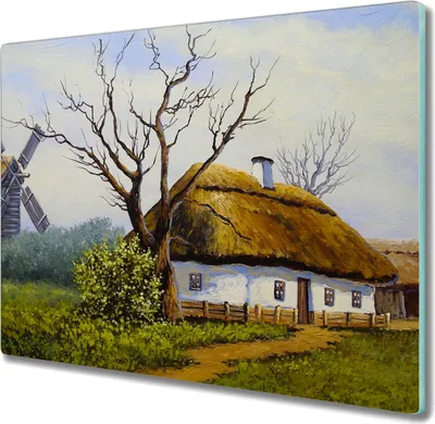 Produktbild von Coloray Hackbrett Küchenbrett Kochplattenabdeckung Schneidebrett Herdabdeckplatte 60x52 cm - Die Dorfhütte Mühle