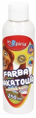 Produktbild von InSpiria Weiße Plakatfarbe für Bastelarbeiten 250 ml