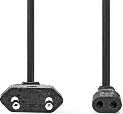 Zdjęcie produktu dla Nedis CEGL11060BK20, 2 m, Wtyczka zasilająca typu C, IEC 320, H03VVH2-F