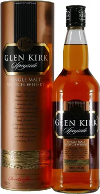 Produktbild von Glen Kirk 12 Years Old Single Malt Scotch Whisky 40% Vol. 0,7l in Geschenkbox