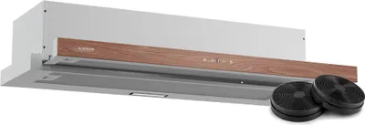 Image de Klarstein ZenFusion Hotte Aspirante, 90cm Hotte Cuisine avecTactile, Débit 400 m³/h, Énergie Classe A, Extracteur Télescopique, LED Silencieux, Filtre à Charbon Actif