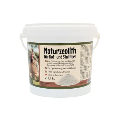 Produktbild von Canifee Naturzeolith für Hof- und Stalltiere, 100% Klinoptilolith im 1,7kg Eimer